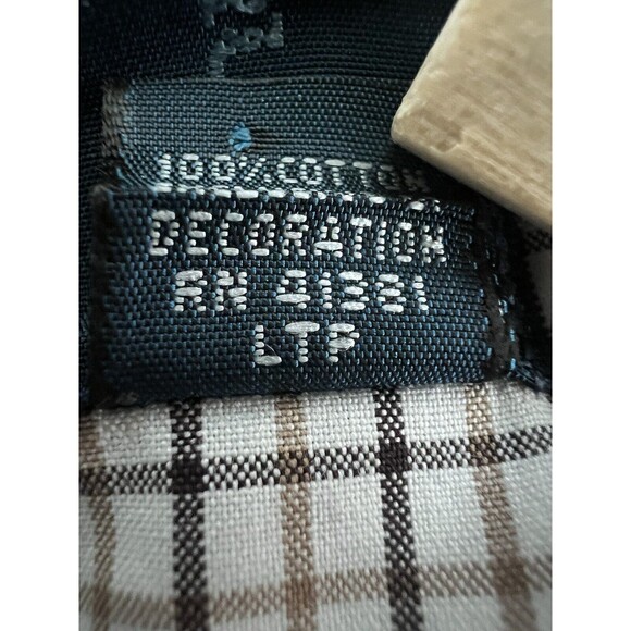 Ralph Lauren Men's Cotton Shirt Size Large Check Tan Black Button Long S… - Picture 11 of 13